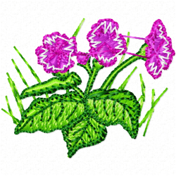 Flowers Embroidery Design 9